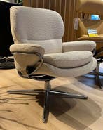 Stressless fauteuil ROME (Medium), Ophalen, Nieuw, Stof, 50 tot 75 cm