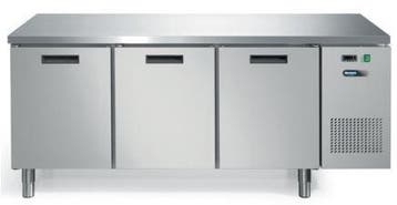 Koelwerkbank met Werkblad RVS  3 Deuren | 193 x 70 x 85 cm, Verzenden, Nieuw in verpakking