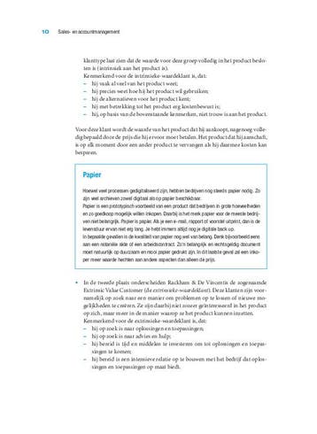 Sales  en accountmanagement 9789043024662, Zo goed als nieuw