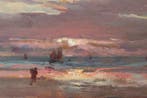 Lucien Frank (1857-1920) - Marine, Antiek en Kunst