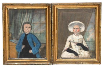 Rienk Jelgerhuis, 2 portretten:H. Habbema en F.D. Bokkema