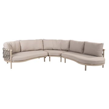 Piacenza modulaire hoek loungeset 3 delig latte Taste 4SO, Ophalen of Verzenden, Nieuw