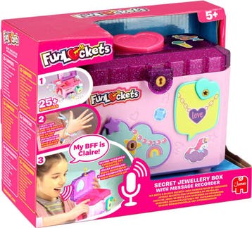 Jumbo - FunLockets - Geheime sieradendoos met stemrecorder -, Ophalen of Verzenden, Zo goed als nieuw
