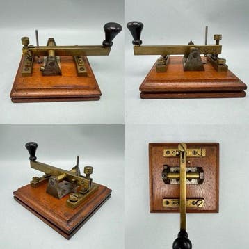 Morse telegraaf ontvanger - Metaal, Hout - 1910-1920 -