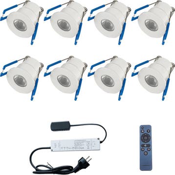 LED Veranda Spot Complete Set - Velvalux - 8 Stuks - 3W -, Huis en Inrichting, Ophalen of Verzenden, Nieuw, Overige fittingen