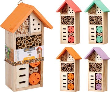 Insectenhuis Insectenhotel Briko in 7 kleuren, Dieren en Toebehoren, Insecten en Spinnen