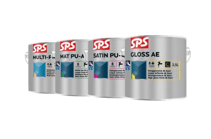 Combinatiedeal SPS Multi-Primer + SPS Satin PU-A 1 liter, Doe-het-zelf en Verbouw, Verf, Beits en Lak, Nieuw, Ophalen of Verzenden