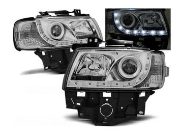 Koplamp units Daylight Chrome geschikt voor VW T4, Verzenden, Nieuw, Volkswagen