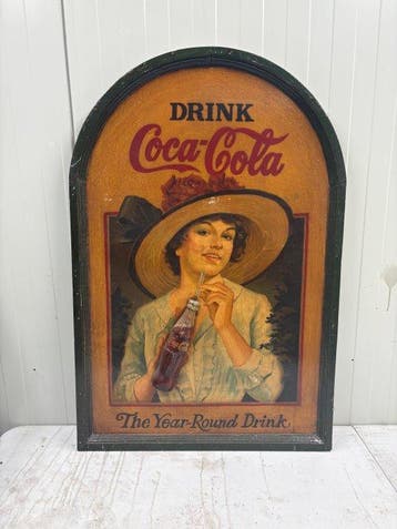 Groot Coca-Cola Reclamebord – Drink Coca-Cola “The