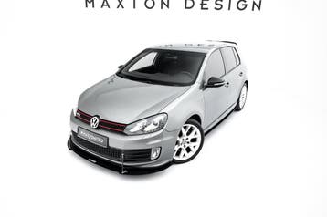 Maxton Voorspoiler / Splitter VW Golf MK6 GTI 35e, Verzenden