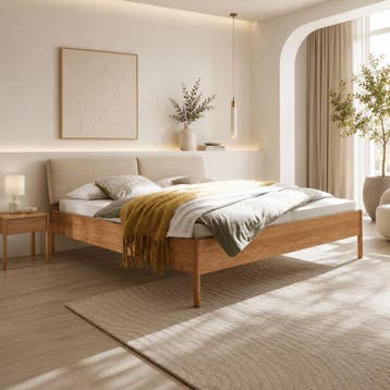 Van Schaik Tivoli Massief Houten Bed - 160 x 200, Nieuw