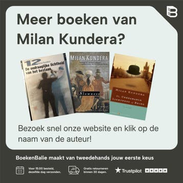 De ondraaglijke lichtheid van het bestaan - Milan Kundera, Verzenden, Gelezen, Milan Kundera