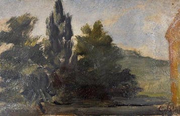 Cristiano Banti (1824-1904), Toegeschreven aan - Paesaggio, Antiek en Kunst