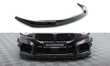 Voorspoiler V.4 BMW M2 G87 Maxton Glans Zwart, Auto-onderdelen, Ophalen of Verzenden, Nieuw