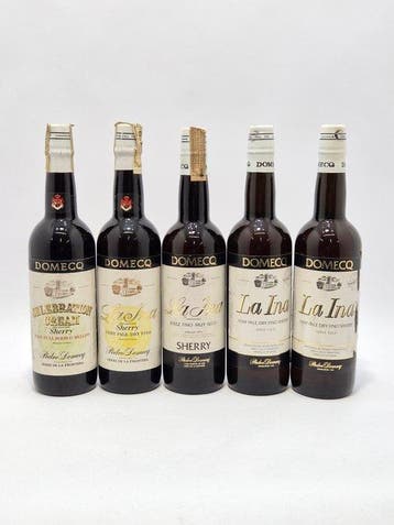 Pedro Domecq, La Ina Dry Fino (x4) & Celebration Cream, Nieuw