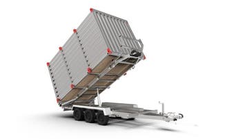 Contrans Plateauwagen bakwagen kipper afzetten schaft, Nieuw