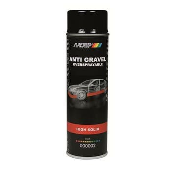 Motip anti-steenslag zwart 500 ML High Solid, Verzenden, Nieuw