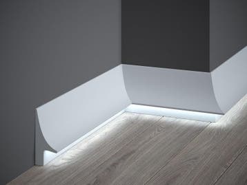 Plint LED QL007 (93 x 42 mm), lengte 2 m, Ophalen of Verzenden