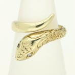 Zonder minimumprijs - Ring - 14 karaat Geel goud Diamant, Sieraden, Tassen en Uiterlijk, Ringen, Nieuw