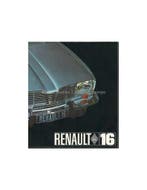 1965 RENAULT 16 BROCHURE ENGELS, Boeken, Auto's | Folders en Tijdschriften, Nieuw, Renault, Author