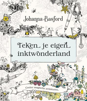 Teken je eigen inktwonderland - Johanna Basford, Boeken, Verzenden, Zo goed als nieuw, Johanna Basford
