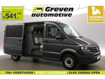 Volkswagen Crafter 2.0 TDI 140PK L3H2 | DC | 6 Zits |, Euro 6, Volkswagen, Nieuw, Zilver of Grijs