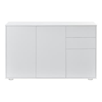 Commode Paarl druk en open 74x117x36 cm wit mat, Huis en Inrichting, Verzenden, Nieuw