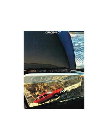 1979 CITROËN CX PROGRAMMA BROCHURE NEDERLANDS, Nieuw, Author
