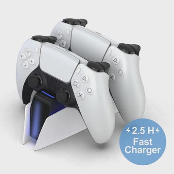 Dubbel Laadstation voor PS5 DualSense Controllers - Snel en, Verzenden, Nieuw