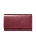 HEMA Portemonnee met flap leer donkerrood, Verzenden, Nieuw
