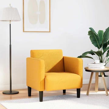 vidaXL Fauteuil met armleuningen 54 cm corduroy stof, Verzenden, Nieuw