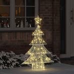 vidaXL Kerstboom met 100 LED Warmwit 120 cm Acryl, Diversen, Verzenden, Nieuw