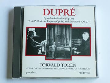 Marcel Dupre - Symphonie Passion / Torvald Toren, Ophalen of Verzenden, Zo goed als nieuw