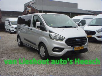 Ford Transit Custom 9 persoons personenbus L2 Trend Bj 18, Stof, Gebruikt, Ford, Zilver of Grijs