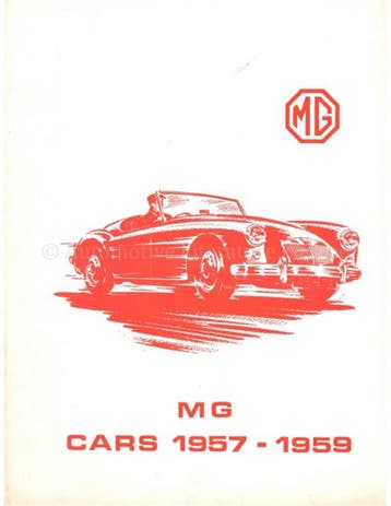 MG CARS 1957 - 1959 (BROOKLANDS), Boeken, Auto's | Boeken, Nieuw, Author