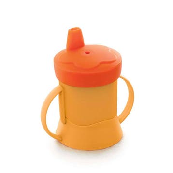 Tupperware Tuitbeker Zuig-n-drink Oranje, Huis en Inrichting, Keuken | Tupperware, Ophalen of Verzenden, Nieuw