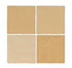 Wandtegel Ragno Sense Mustard Handvorm Beige Mat 13x13, Keramiek, Nieuw, Minder dan 20 cm, 10 m² of meer