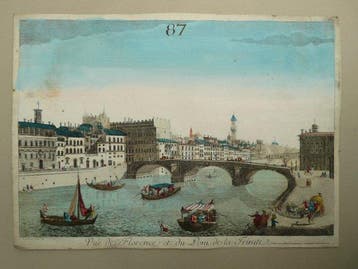 Italië - Firenze; Mesard - Vue de Florence et du Pont de la, Nieuw