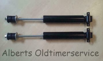 Schokdemper/Schokbreker set (2 st.) achter R/C107 W114 W115, Auto-onderdelen, Oldtimer-onderdelen, Ophalen of Verzenden