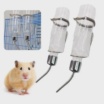 Automatische Drinkfles voor Kooi | 180ml & 350ml | Konijn, H
