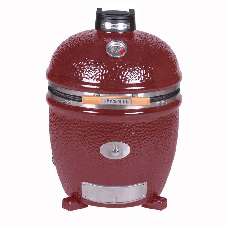 Monolith Classic rood, Tuin en Terras, Houtskoolbarbecues, Verzenden