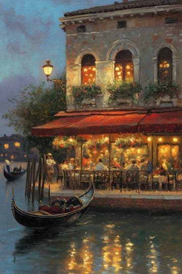 Iconica - Venetian Twilight - unique 1/1 XXL (150 x 100 cm)