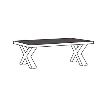 Salontafel T13-XM Toornwerd - salontafel, Nieuw, Overige materialen