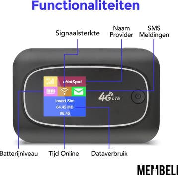 Membeli MiFi 4g router - Draadloos Wifi - Simkaart -, Ophalen of Verzenden, Zo goed als nieuw