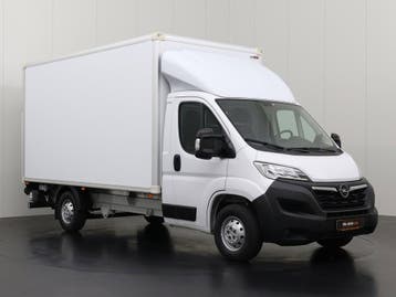 Opel Movano 140PK Bakwagen+Laadklep, Stof, Gebruikt, Euro 6, Wit