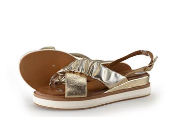 Inuovo Sandalen in maat 38 Goud, Overige kleuren, Verzenden, Inuovo, Sandalen of Muiltjes