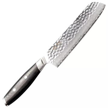 Yaxell Tsuchimon Nakiri Koksmes 18 cm – VG10 Staal – Geh, Ophalen of Verzenden, Nieuw, Overige materialen