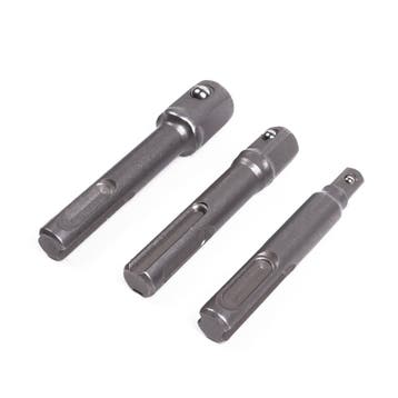 Benson SDS+ boormachine verloopset - 3 maten - 3-delig -..., Ophalen of Verzenden, Nieuw