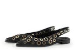 Nelson Slingbacks in maat 37 Zwart, Kleding | Dames, Schoenen, Verzenden, Zwart, Zo goed als nieuw, Nelson