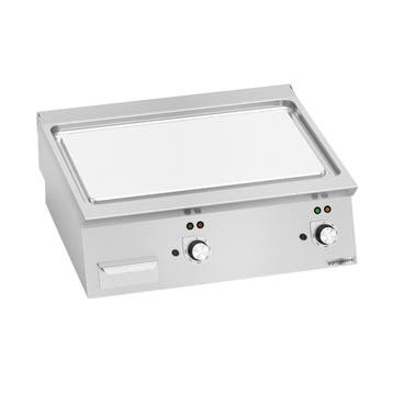 GGM Gastro | Elektrische bakplaat - 9,6kW - Glad | EBPB873B, Verzenden, Nieuw in verpakking, Fornuis, Frituur en Grillen
